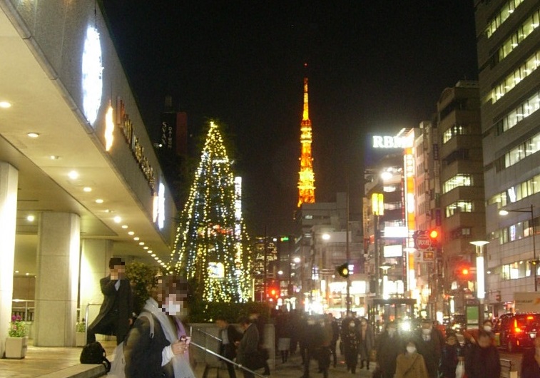 東京タワーのある夜景